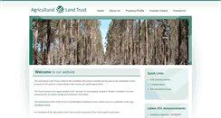 Desktop Screenshot of agriculturallandtrust.com.au